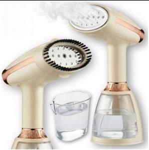 PAROWNICA DO UBRAŃ ŻELAZKO PAROWE STEAMER CERAMICZNA STOPA 1500W AKCESORIA