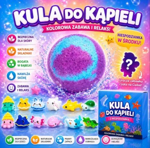 BOMBA KULA DO KĄPIELI Z NIESPODZIANKĄ