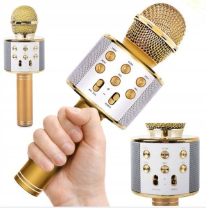 MIKROFON BEZPRZEWODOWY BLUETOOTH GŁOŚNIK KARAOKE