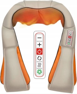 MASAŻER SHIATSU 3D DO PLECÓW CIAŁA STÓP KARKU SZYI PODGRZEWANY