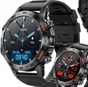 ZEGAREK SMARTWATCH MĘSKI ROZMOWY MENU PL WODOODPORNY