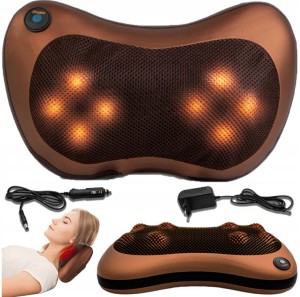 PODUSZKA MASUJĄCA CIAŁO KARK PLECY MASAŻER SHIATSU