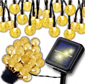 GIRLANDA SOLARNA OGRODOWA 10m 60 LED
